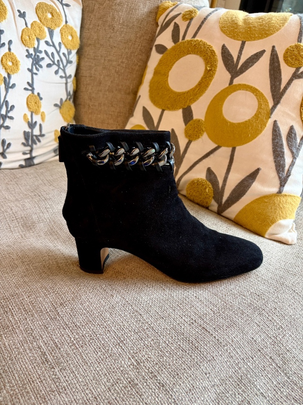 Valentino Garavani Black Suede Booties - Excellent Condition
